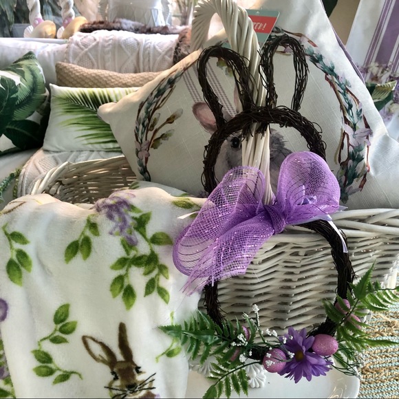 Massive White Easter Basket Garden Basket - Picture 3 of 7